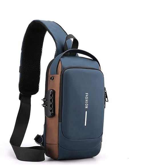 Gowky Multifunction Anti-theft Sling Bag, Cross Body Backpack For Men Women, Anti-Theft Chest Bag With USB Charging Port, Waterproof Casual Shoulder Bag Travel Hiking Sling Backpack- Multi Search this page